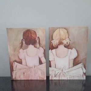 Elegant Ballet Dancers Art Painting Set